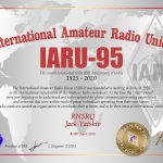 Дни активности 95 лет IARU