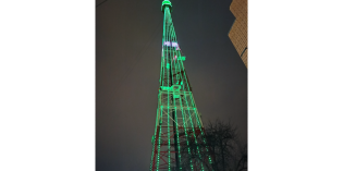 Телебашня Тамбова включит подсветку в поддержку радиомарафона к 25-летию РТРС